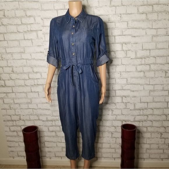 💥🆕️Calvin Klein Denim Jumpsuit